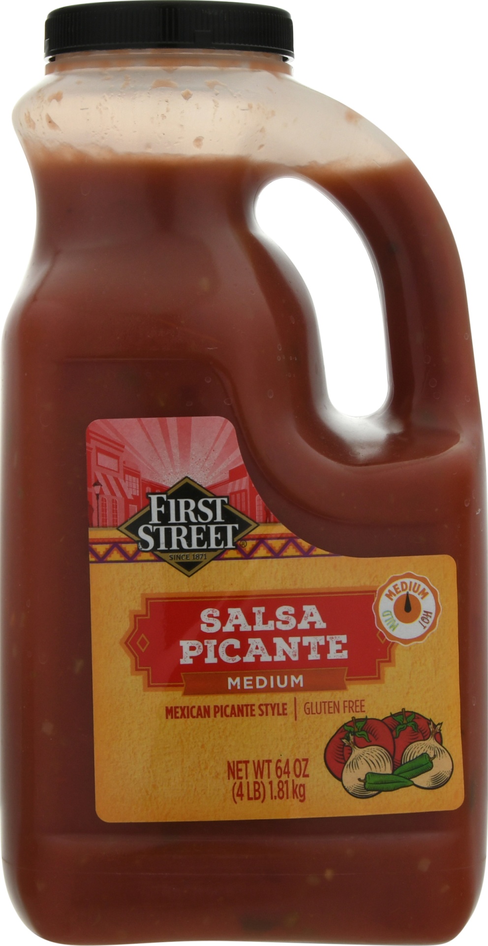 slide 1 of 1, Montecito Medium Salsa Picante, 64 oz