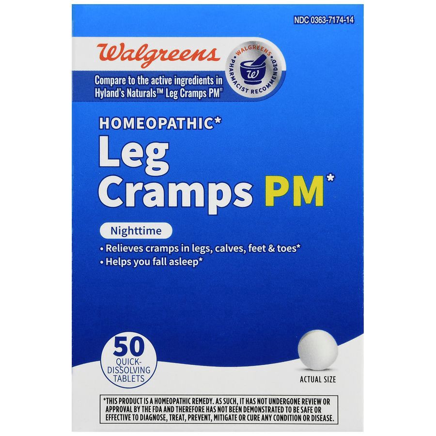 slide 3 of 5, Walgreens Leg Cramps PM Tablets, 50 ct