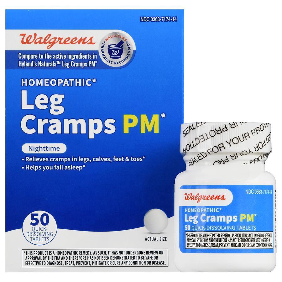 slide 1 of 5, Walgreens Leg Cramps PM Tablets, 50 ct