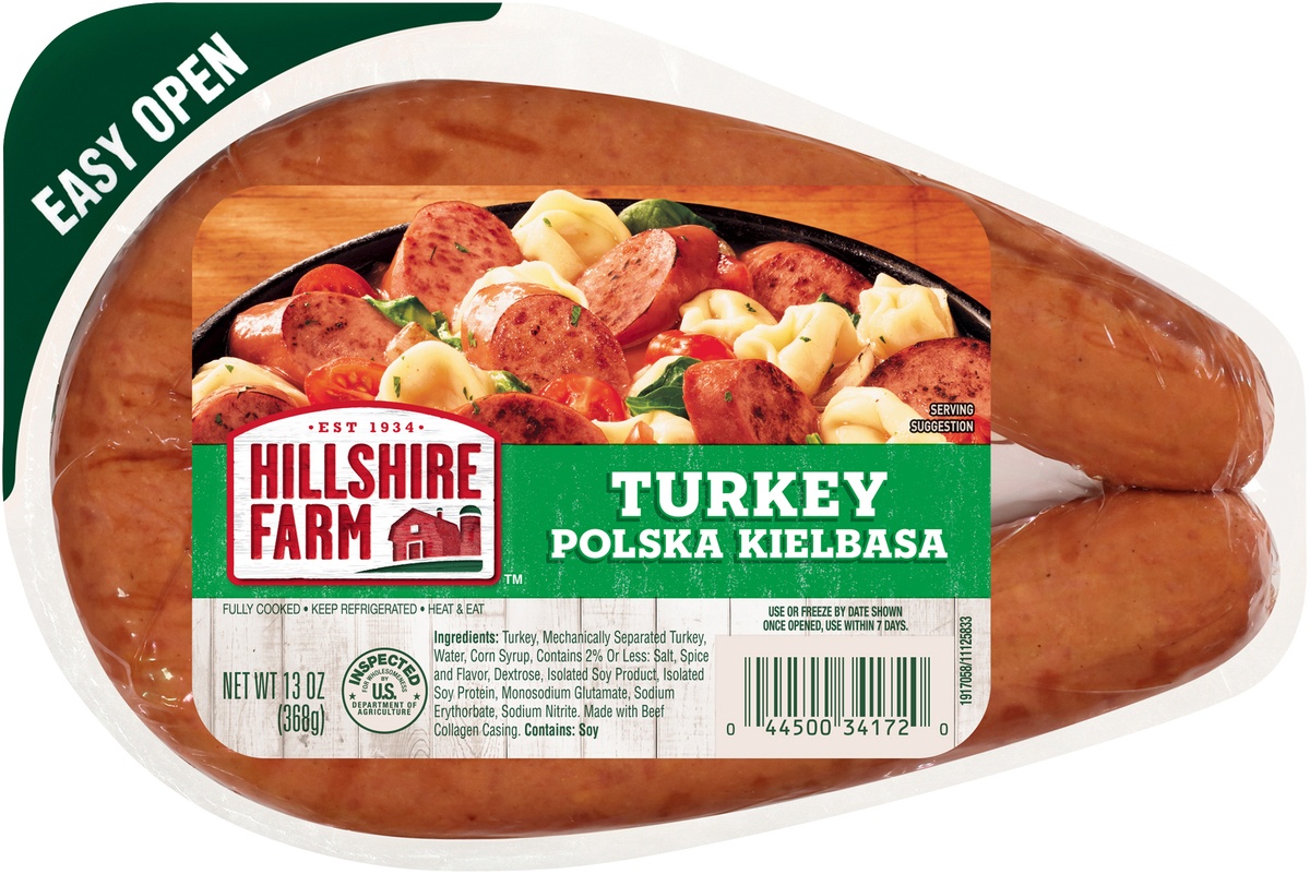 slide 7 of 9, Hillshire Farm Turkey Polska Kielbasa Smoked Sausage Rope, 13 oz