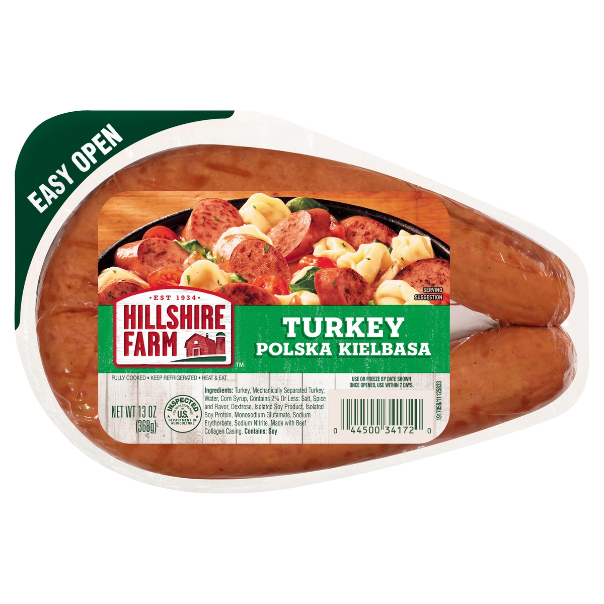 slide 9 of 9, Hillshire Farm Turkey Polska Kielbasa Smoked Sausage Rope, 13 oz