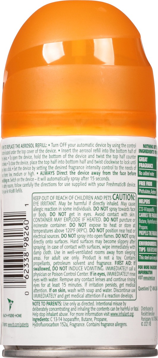 slide 3 of 12, Air Wick Pumpkin Spice Automatic Spray Refill 5.89 oz Aerosol, 5.89 oz