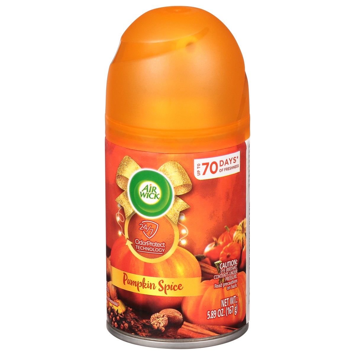 slide 5 of 12, Air Wick Pumpkin Spice Automatic Spray Refill 5.89 oz Aerosol, 5.89 oz