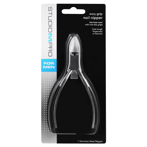 slide 1 of 2, Studio M Pro Mens Easy Grip Nail Nipper, 1 ct