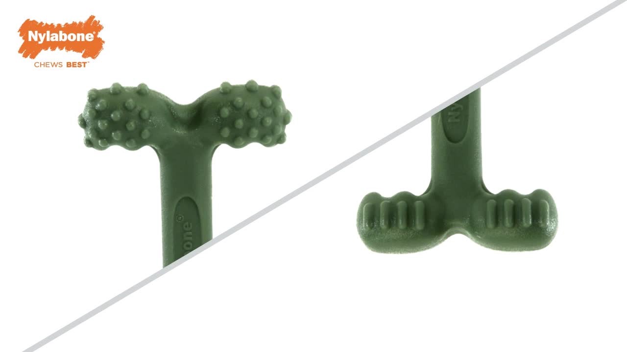 slide 5 of 9, Nylabone Power Chew Easy-Hold Dog Dental Chew Toy Bacon Large/Giant - Up to 50 lbs.(1 Count), 1 ct