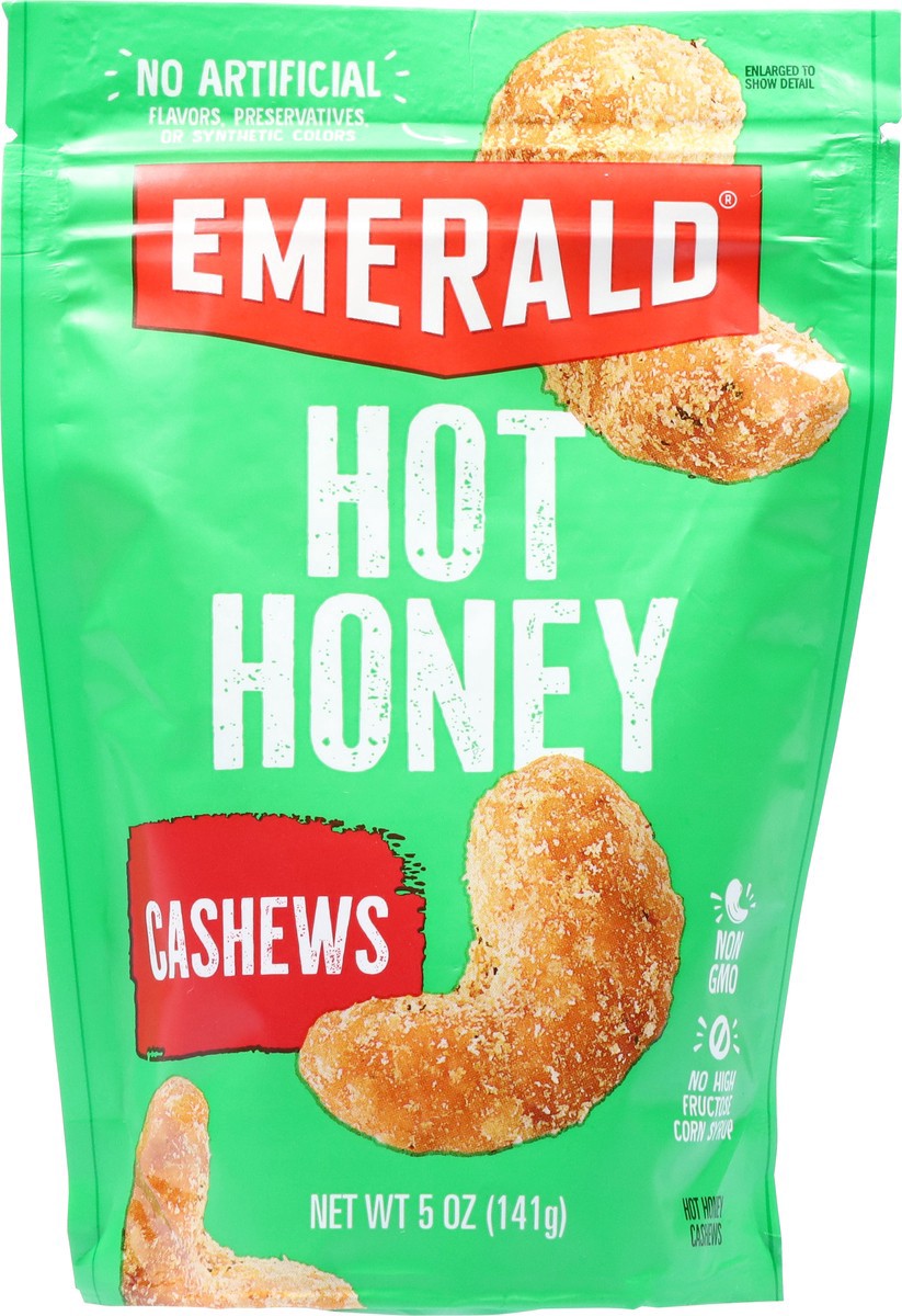 slide 5 of 14, Emerald Hot Honey Cashews 5 oz, 5 oz