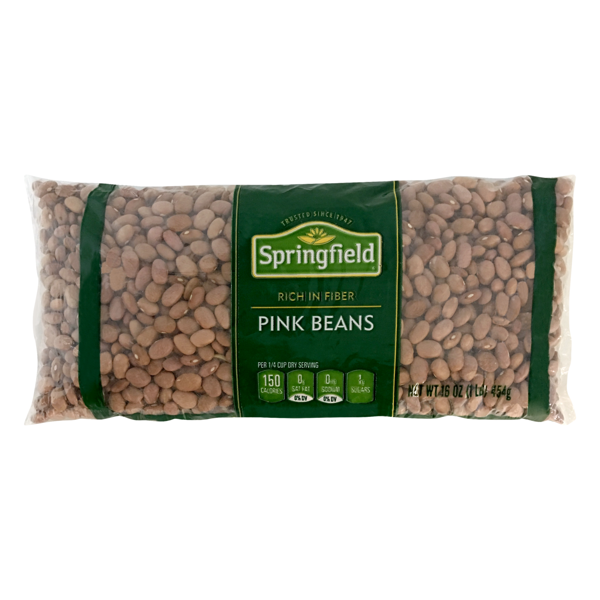 slide 1 of 1, Springfield Pink Beans, 16 oz