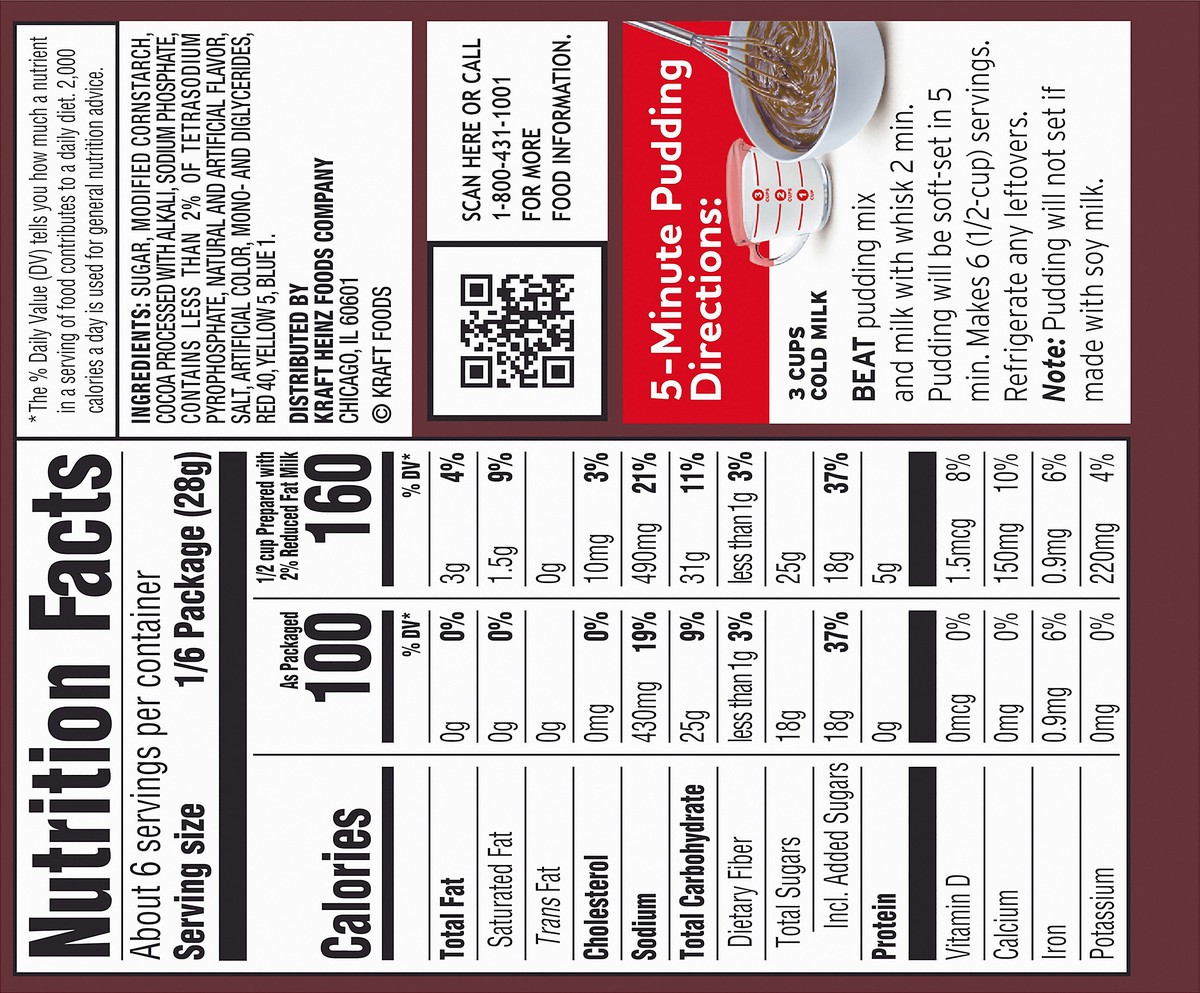 slide 12 of 14, Jell-O Chocolate Instant Pudding Mix, 5.9 oz