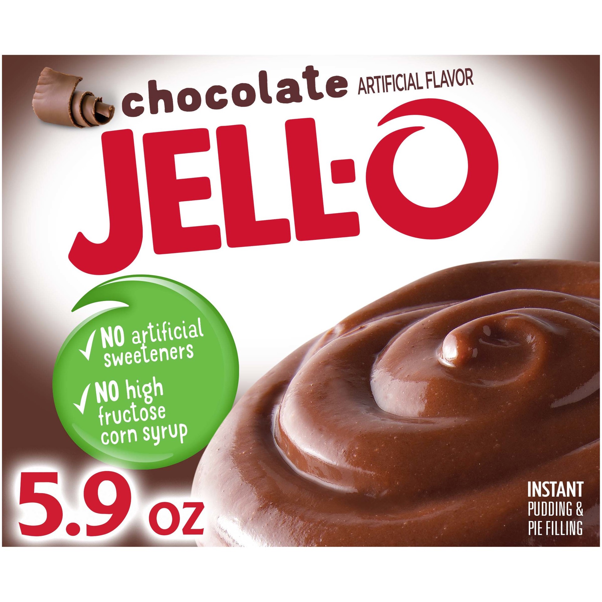 slide 1 of 9, Jell-O Chocolate Instant Pudding & Pie Filling Mix, 5.9 oz