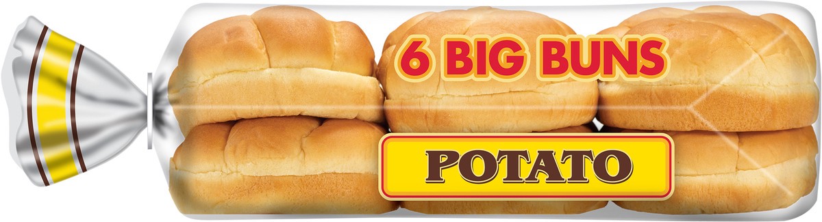 slide 2 of 12, Aunt Hattie's Potato Sandwich Buns, 6 ct; 15 oz