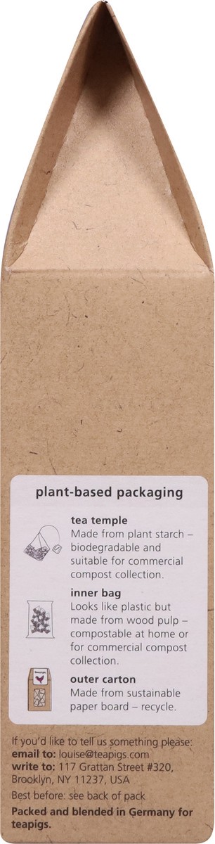 slide 8 of 9, teapigs Lemon & Ginger Tea Temple 15 - 2.5 g Tea Temple, 15 ct