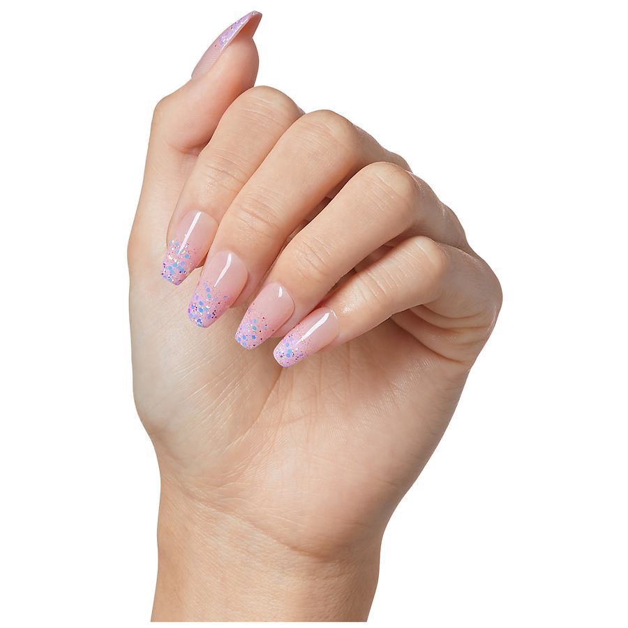 slide 2 of 5, Kiss Gel Fantasy Short Nails 24 ea, 24 ct