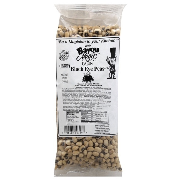 slide 1 of 1, Bayou Magic Black Eye Peas 12 oz, 12 oz