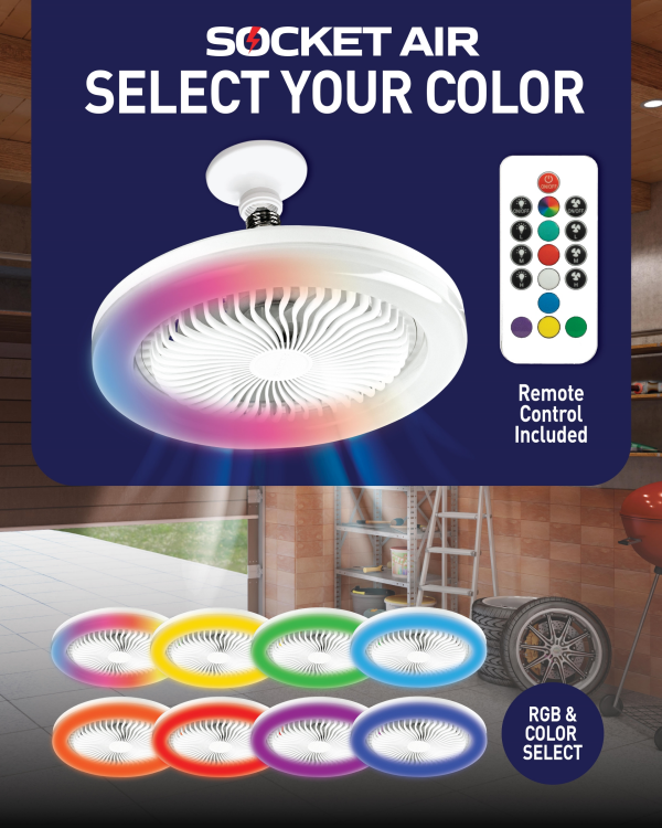 slide 16 of 17, Socket Air Light, 1 ct