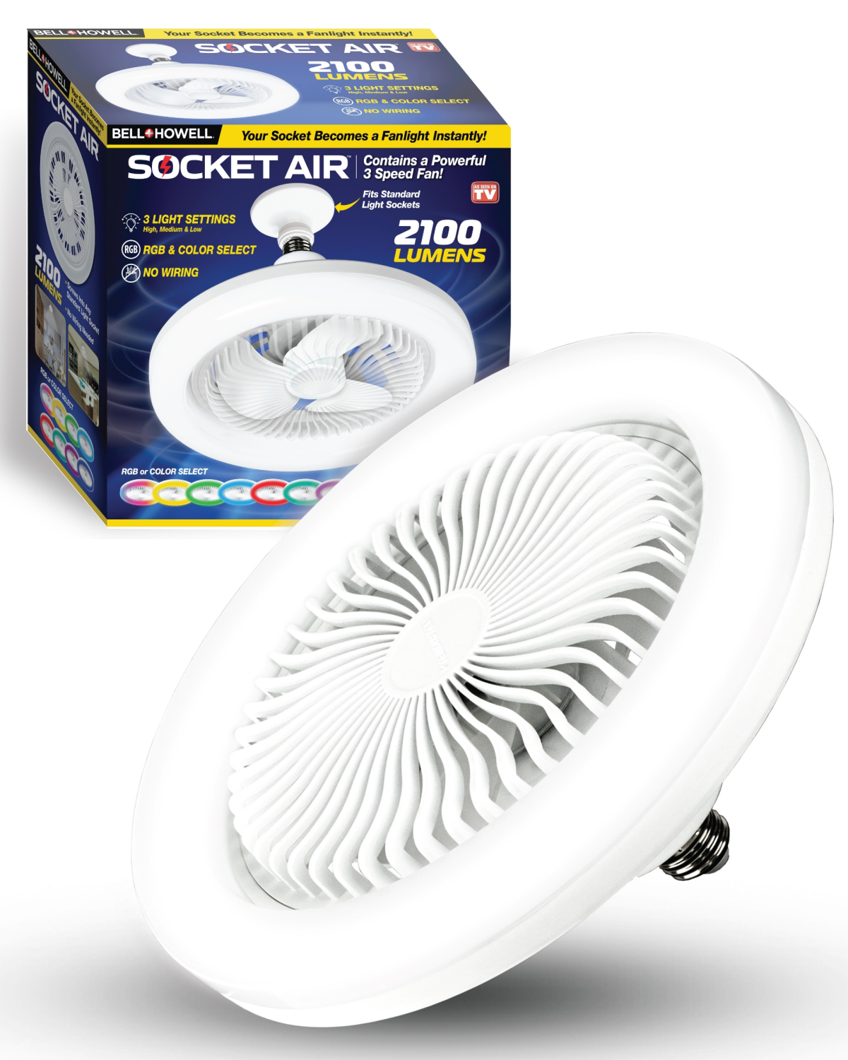slide 1 of 17, Socket Air Light, 1 ct