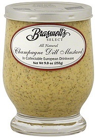 slide 1 of 1, Braswell's Select Mustard Champagne Dill, 9 oz