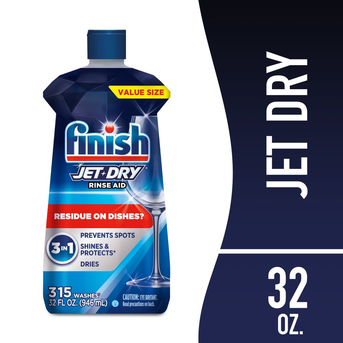 slide 1 of 25, Finish Jet-Dry Rinse Aid 32 oz, 32 oz