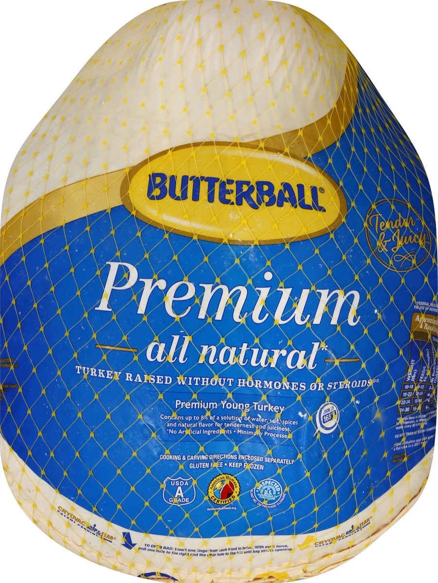 slide 1 of 6, Butterball Young Turkey 1 ea, per lb