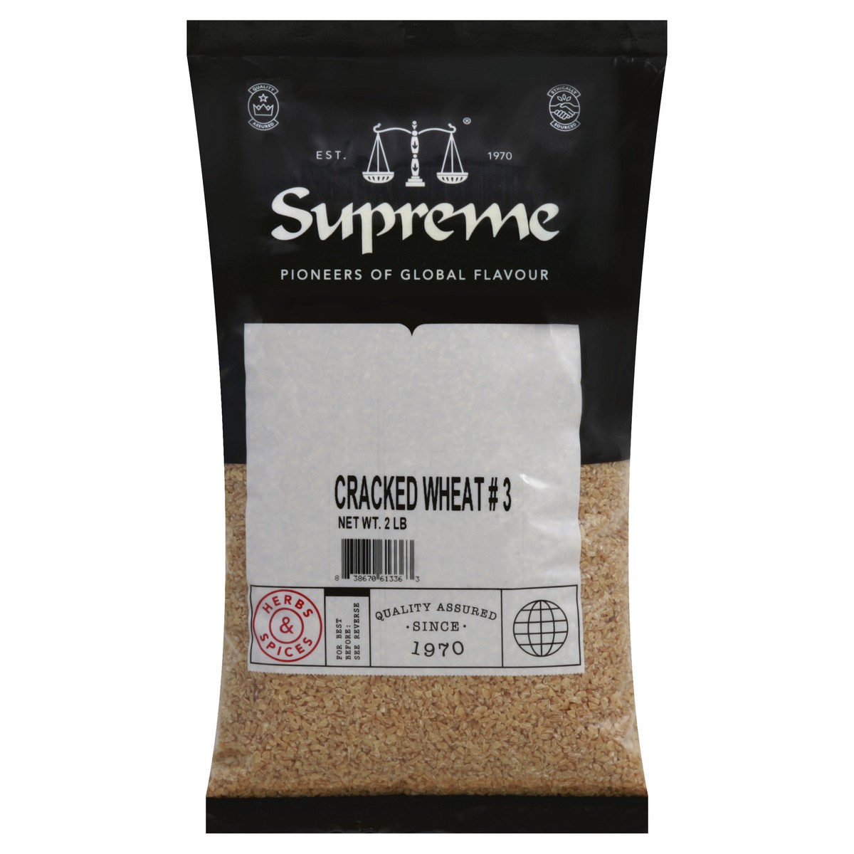 slide 2 of 6, Supreme Cracked Wheat 2 lb, 2 lb