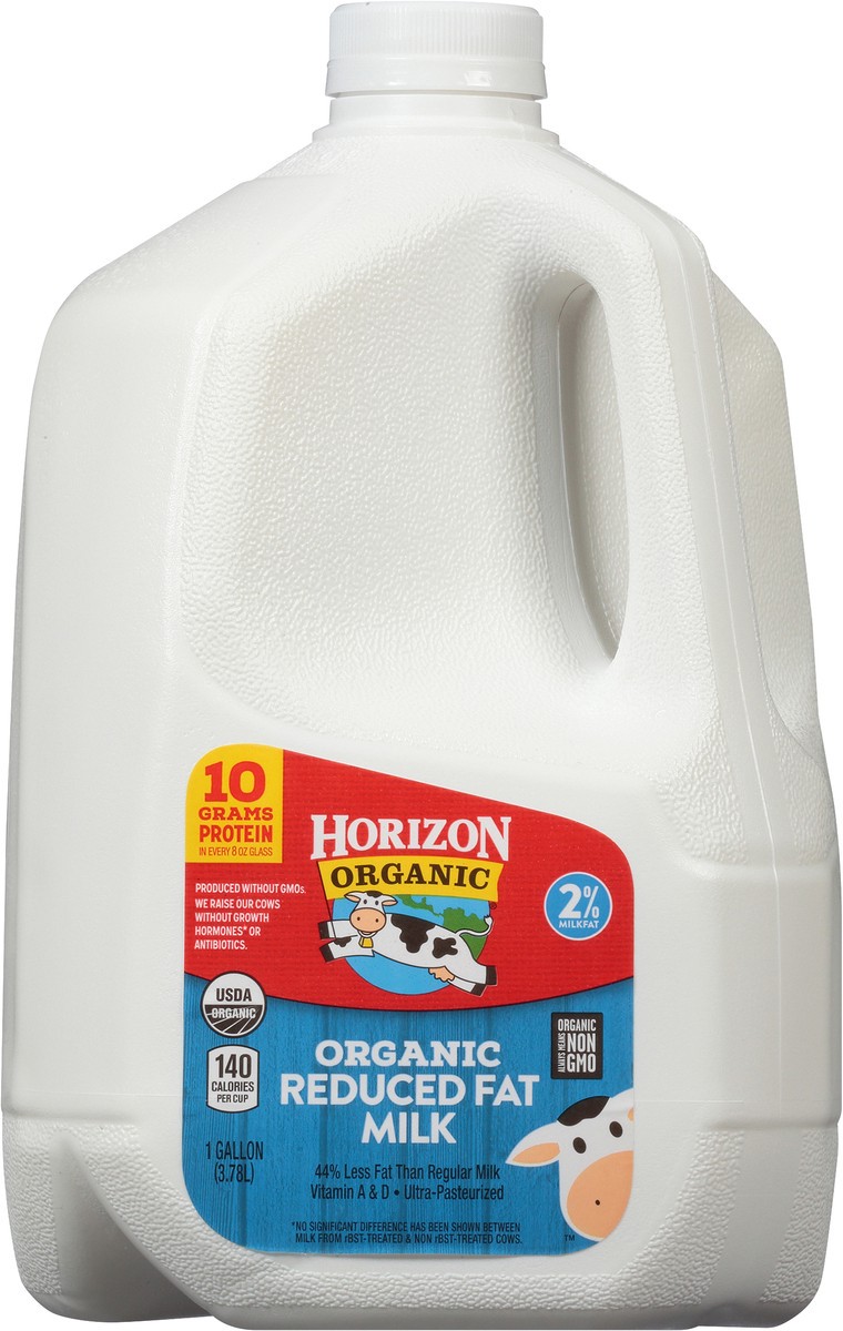 slide 8 of 12, Horizon Organic High Vitamin D 2 Percent Milk, High Vitamin D Reduced Fat Milk, 128 FL OZ Gallon Bottle, 1 gal