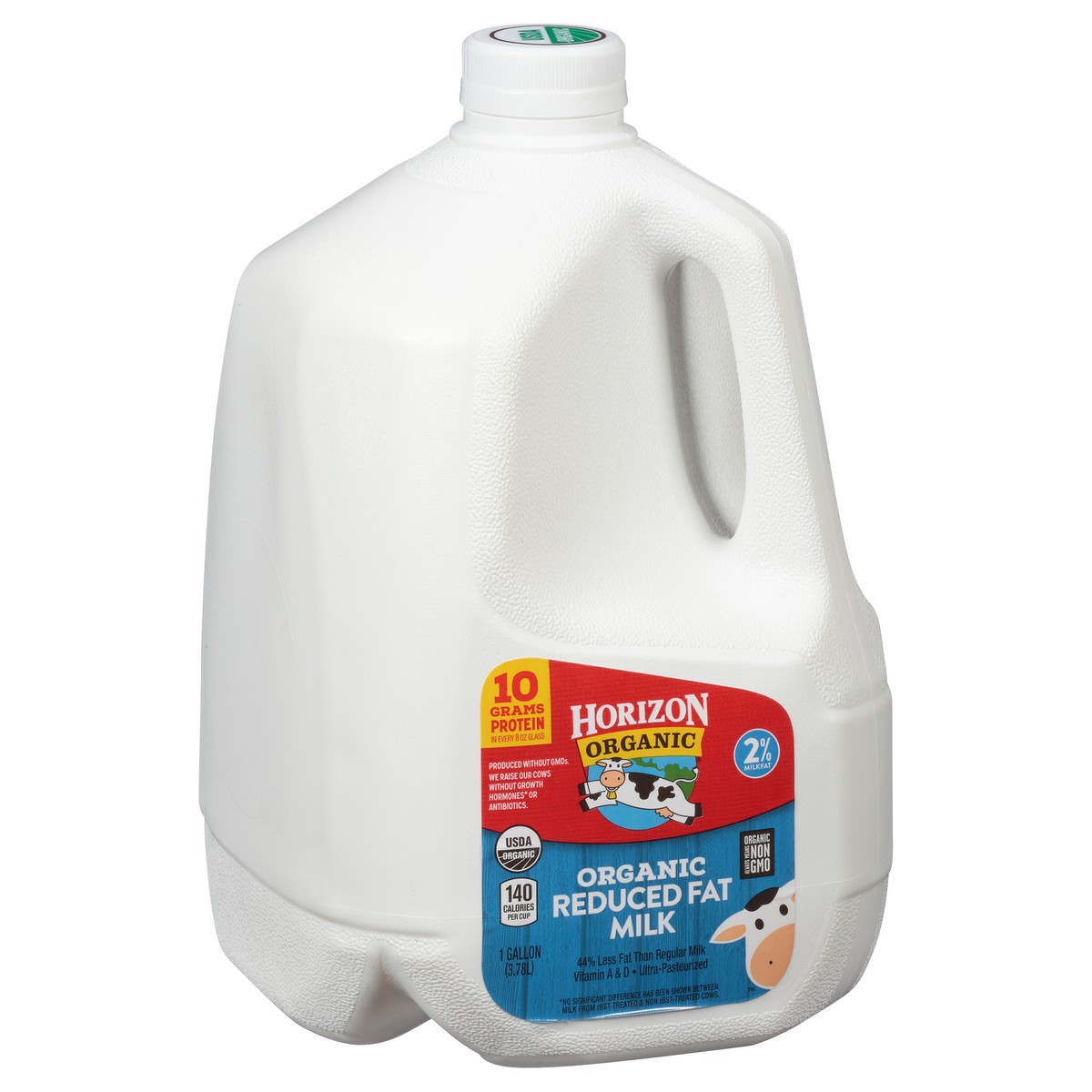 slide 3 of 12, Horizon Organic High Vitamin D 2 Percent Milk, High Vitamin D Reduced Fat Milk, 128 FL OZ Gallon Bottle, 1 gal