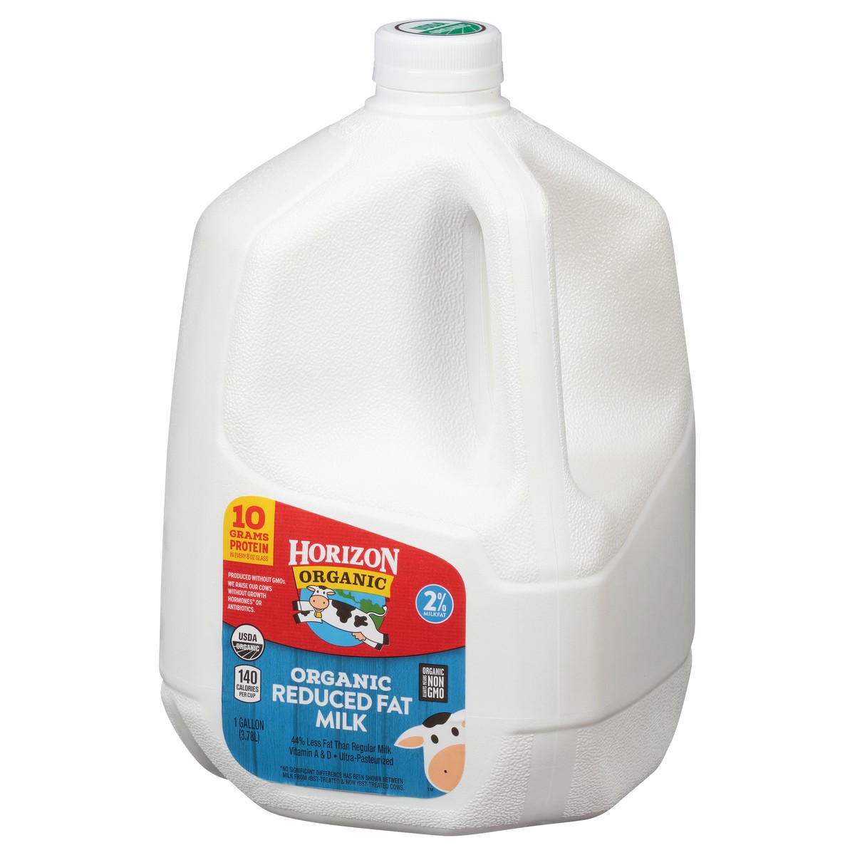 slide 10 of 12, Horizon Organic High Vitamin D 2 Percent Milk, High Vitamin D Reduced Fat Milk, 128 FL OZ Gallon Bottle, 1 gal