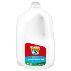 Horizon Organic High Vitamin D 2 Percent Milk, High Vitamin D Reduced Fat Milk, 128 FL OZ Gallon Bottle