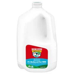 Horizon Organic High Vitamin D 2 Percent Milk, High Vitamin D Reduced Fat Milk, 128 FL OZ Gallon Bottle