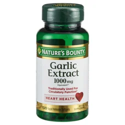Nature's Bounty Nature’s Bounty Garlic Heart Health Support Softgels, 1000 mg