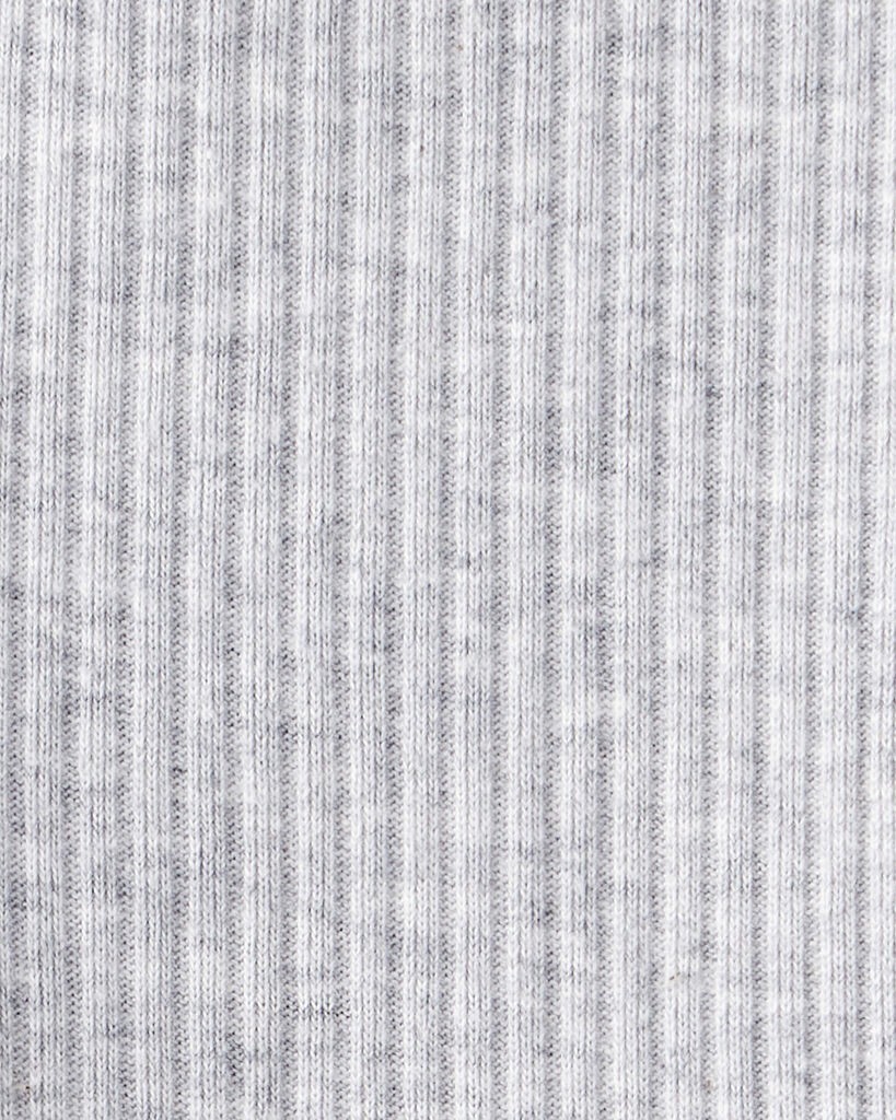 slide 2 of 3, Carter's Baby Girl Knit Pull-On Pants - Grey Heather Grey NB, 1 ct