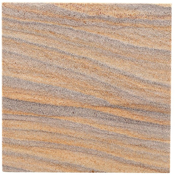 slide 1 of 1, Thirstystone Rainbow Sandstone Single Square Coaster - Brown, 1 ct