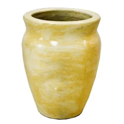 Blue Orange Pottery Large Cream Basic Planter