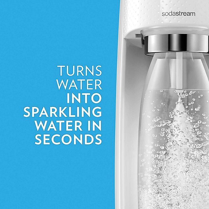 slide 5 of 8, SodaStream Fizzi Sparkling Water Maker White, 1 ct