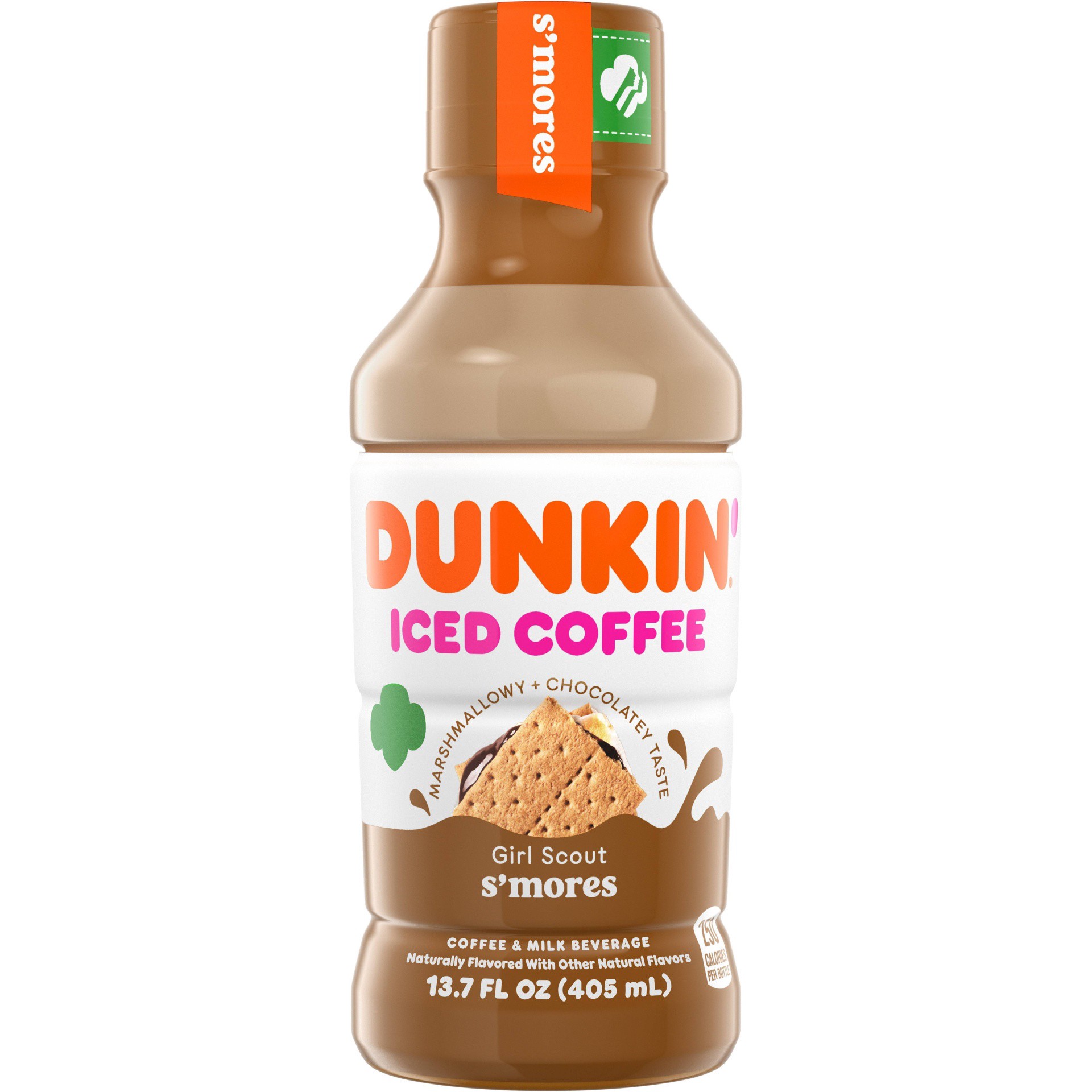 slide 1 of 1, Dunkin' Girl Scout S'mores Iced Coffee 13.7 oz, 13.7 oz