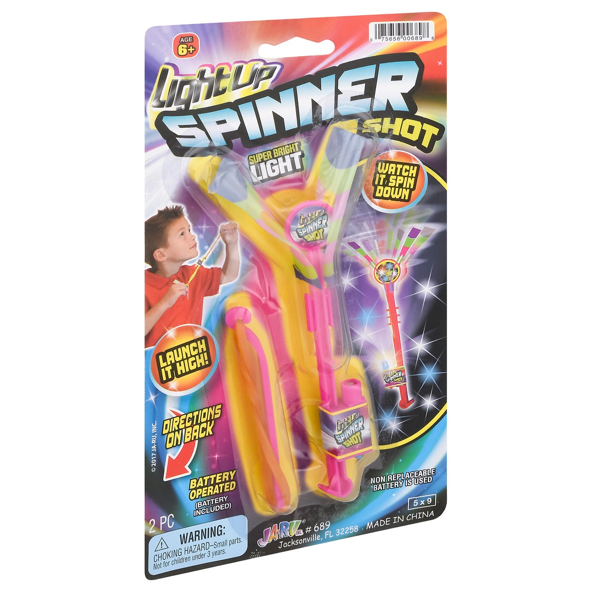 slide 4 of 11, Spinner Light Up Spinner Shot Toy 2 Pieces, 1 ct