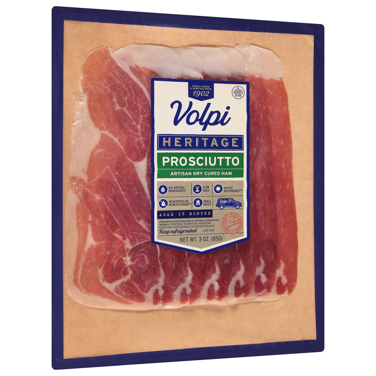 slide 12 of 13, Volpi Heritage Prosciutto 3 oz, 3 oz