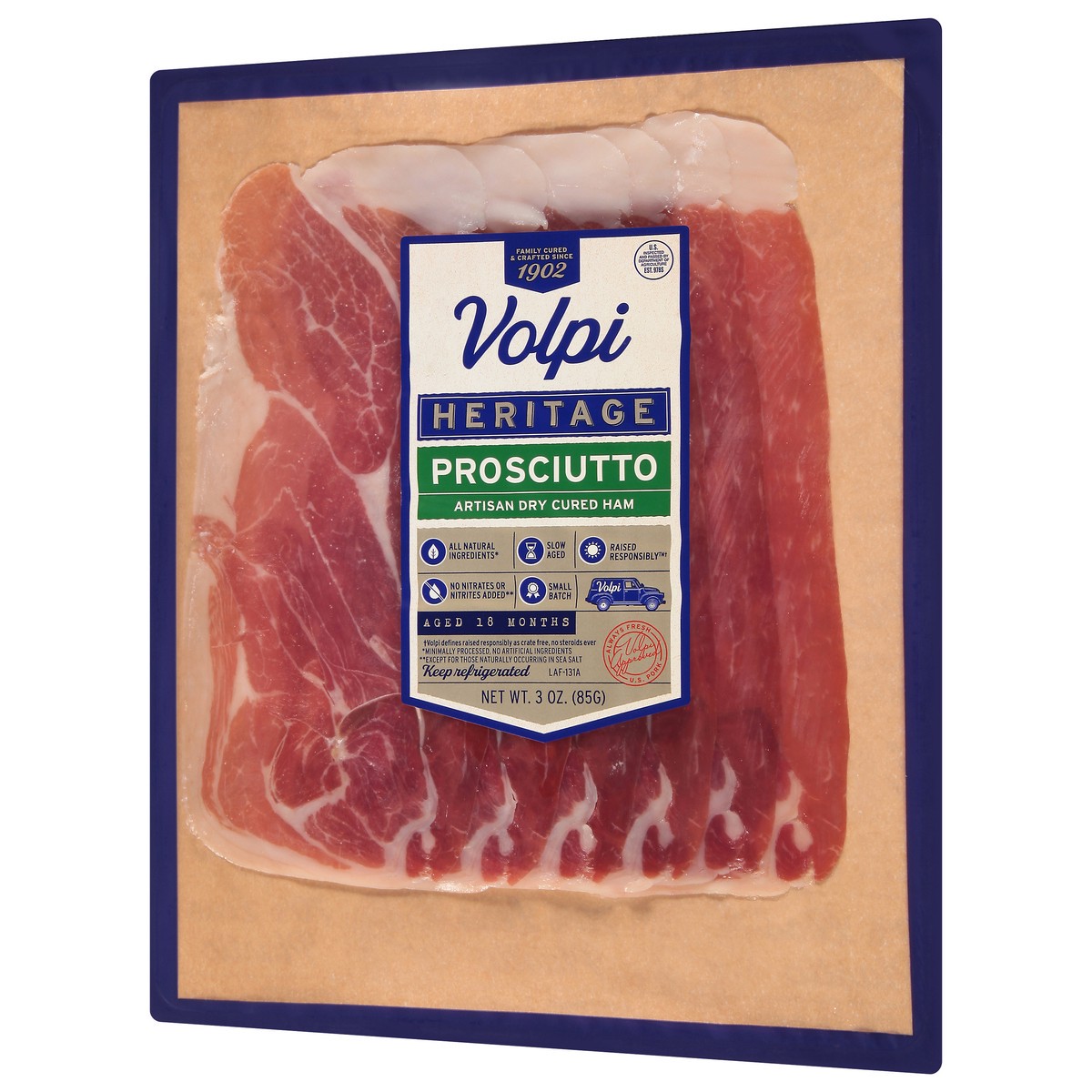 slide 7 of 13, Volpi Heritage Prosciutto 3 oz, 3 oz