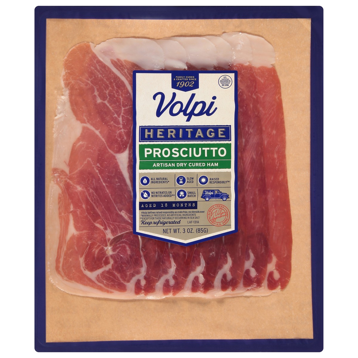 slide 3 of 13, Volpi Heritage Prosciutto 3 oz, 3 oz