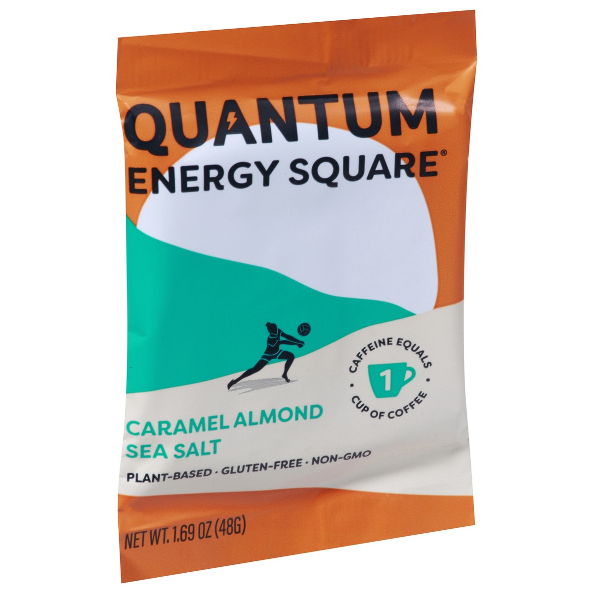 slide 8 of 9, Quantum Energy Square Quantum Caramel Almond Sea Salt, 1.69 oz