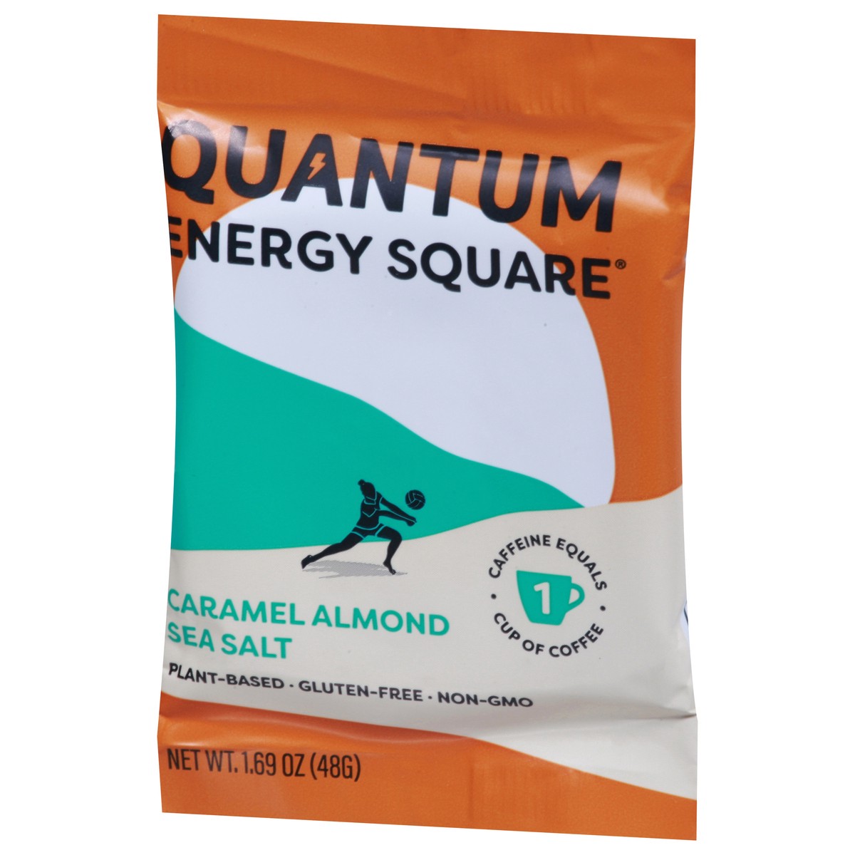slide 3 of 9, Quantum Energy Square Quantum Caramel Almond Sea Salt, 1.69 oz
