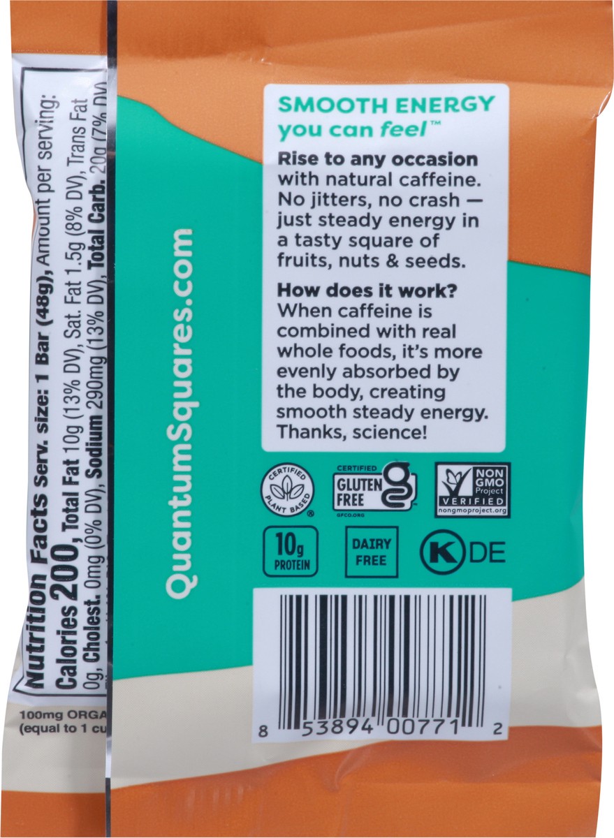slide 4 of 9, Quantum Energy Square Quantum Caramel Almond Sea Salt, 1.69 oz