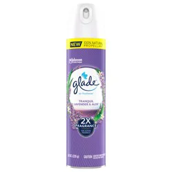 Glade Air Freshener Spray for Home, Tranquil Lavender & Aloe Scent, Fragrance Infused with Essential Oils, Invigorating and Refreshing, with 100% Natural Propellent, 8.3 oz