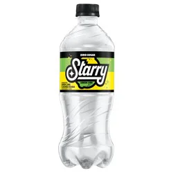 Starry Zero Sugar Lemon Lime Soda, Caffeine Free