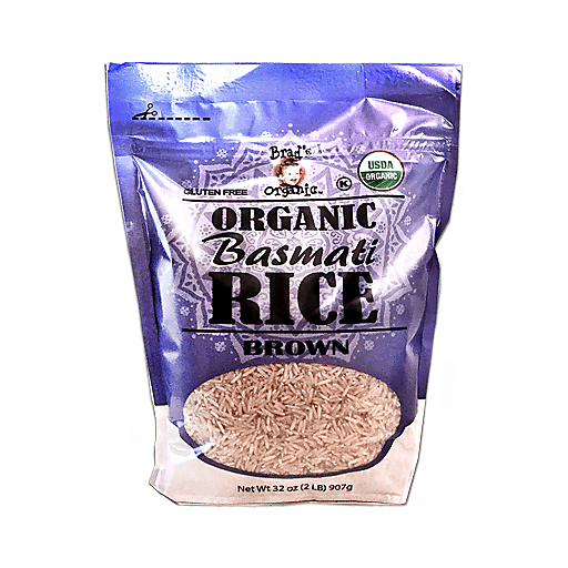 slide 1 of 1, Brad's Organic Brads Orgnc Brown Basmati Rice, 32 oz
