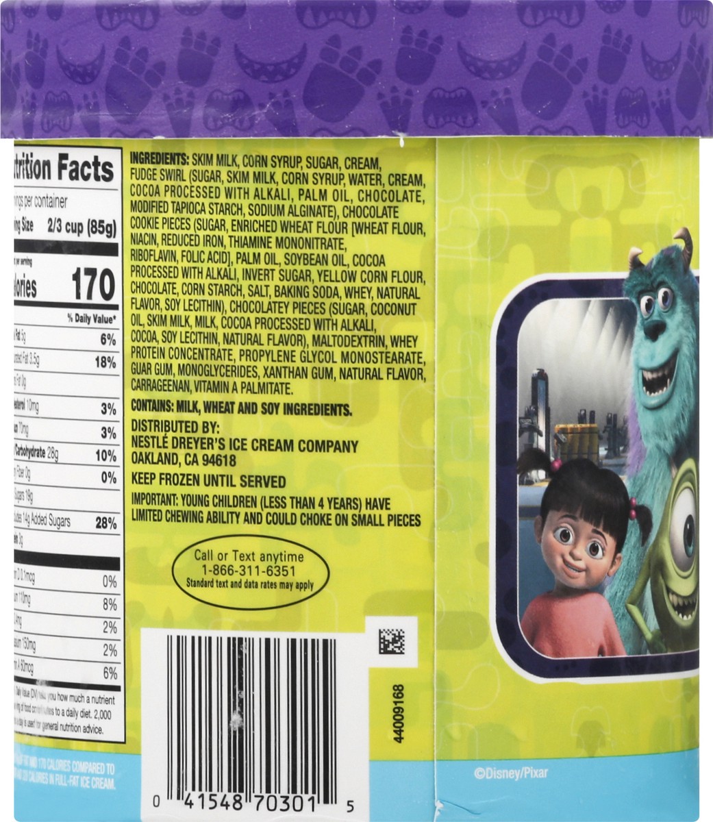 slide 7 of 9, Disney Pixar Monsters Cookies and Scream Ice Cream 1.5 qt, 1.5 qt