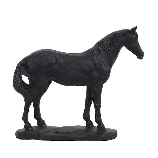 slide 1 of 2, 8" Black Horse Tabletop Decor By Ashland, 8 in