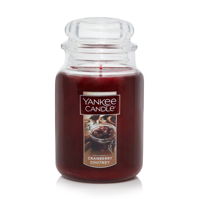 slide 1 of 4, Yankee Candle Cranberry Chutney 22oz Original Large Jar - Yankee Candle, 22 oz