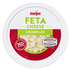 slide 29 of 29, Meijer Feta Cheese Crumbles, 4 oz