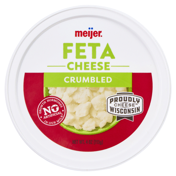 slide 13 of 29, Meijer Feta Cheese Crumbles, 4 oz