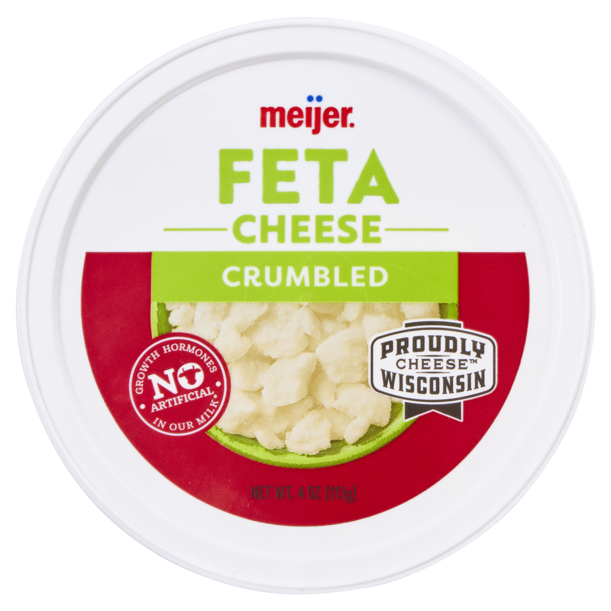 slide 11 of 29, Meijer Feta Cheese Crumbles, 4 oz